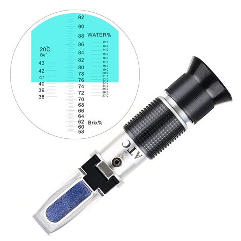 portable analog brix refractometer|brix refractometer for maple syrup.